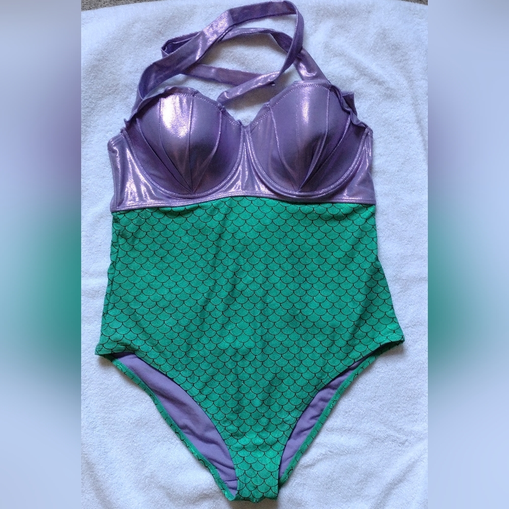 Disney's The Little Mermaid Ariel One Piece Women's Swimsuit Size XXL
